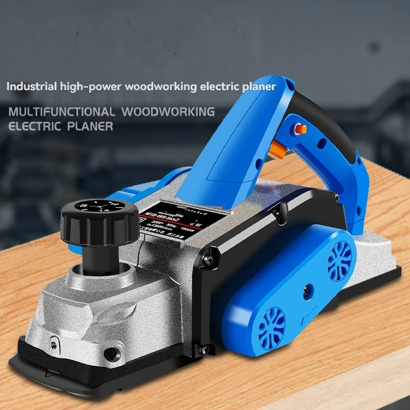 Электрический рубанок повышенной мощности 1600 Вт - корпус из алюминиевого сплава, глубина резки 2 мм, идеально подходит для профессиональной деревообработки
Электрический рубанок повышенной мощности 1600 Вт - корпус из алюминиевого сплава, глубина резки 2 мм, идеально подходит для профессиональной деревообработки