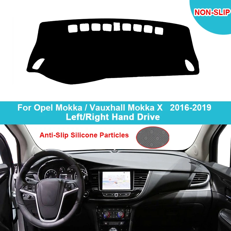 Чехол для приборной панели автомобиля, коврик для приборной панели Opel Mokka Vauxhall Mokka X 2016-2019, фланелевый замшевый полиэстеровый ковер, защита от солнца
Чехол для приборной панели автомобиля, коврик для приборной панели Opel Mokka Vauxhall Mokka X 2016-2019, фланелевый замшевый полиэстеровый ковер, защита от солнца