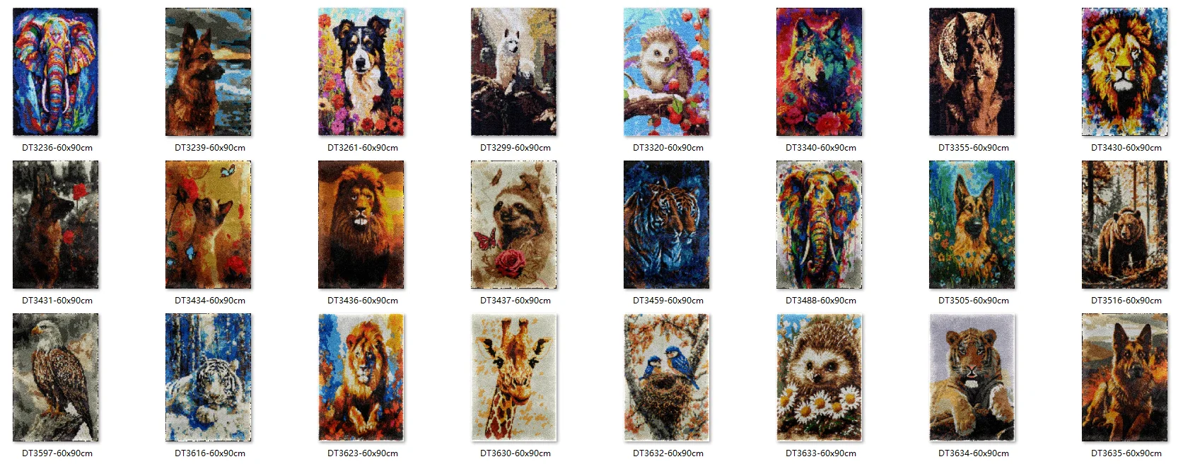 Embroidery Canvas Latch Hook Kits, Unfinished Acrylic Yarn, Embroidery Cushion, Cross Stitch Carpet Irons 60-90CM
Embroidery Canvas Latch Hook Kits, Unfinished Acrylic Yarn, Embroidery Cushion, Cross Stitch Carpet Irons 60-90CM