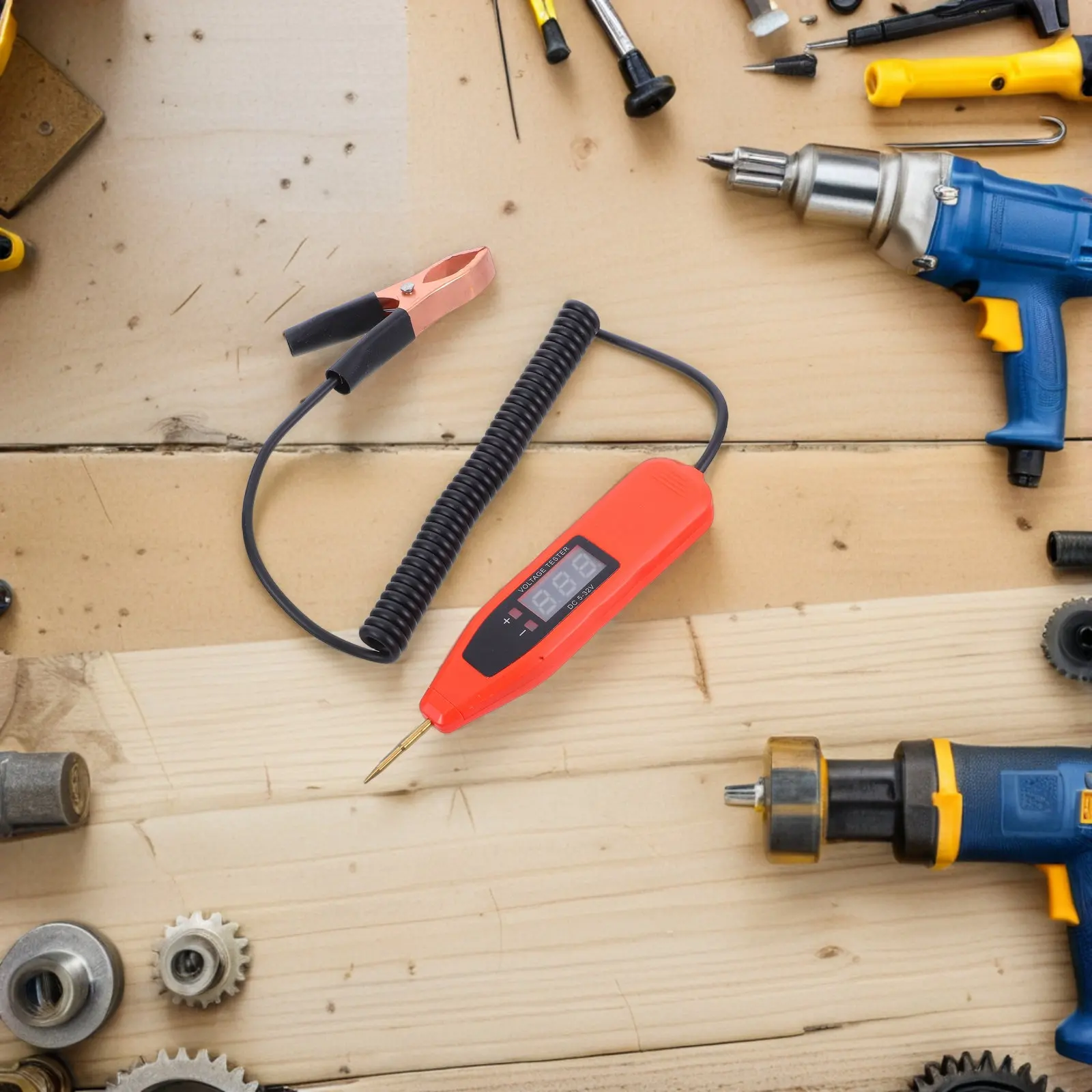 Цифровой тестер напряжения, автомобильный тестер цепей, портативный электрический тестер с LED-дисплеем для электрических систем автомобилей, грузовиков и внедорожников
Цифровой тестер напряжения, автомобильный тестер цепей, портативный электрический тестер с LED-дисплеем для электрических систем автомобилей, грузовиков и внедорожников