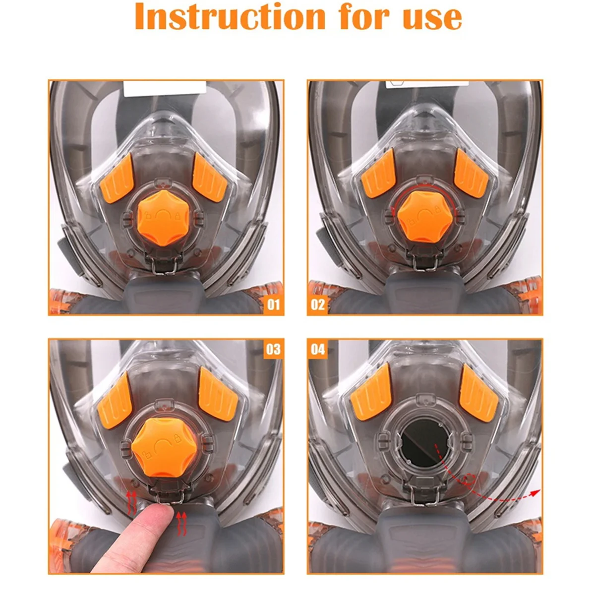 Snorkel Mask Man Woman Scuba Underwater Full Face Diving Mask Snorkeling Masks 180 View Anti-Fog Anti-Leak(L/XL) HOT
Snorkel Mask Man Woman Scuba Underwater Full Face Diving Mask Snorkeling Masks 180 View Anti-Fog Anti-Leak(L/XL) HOT