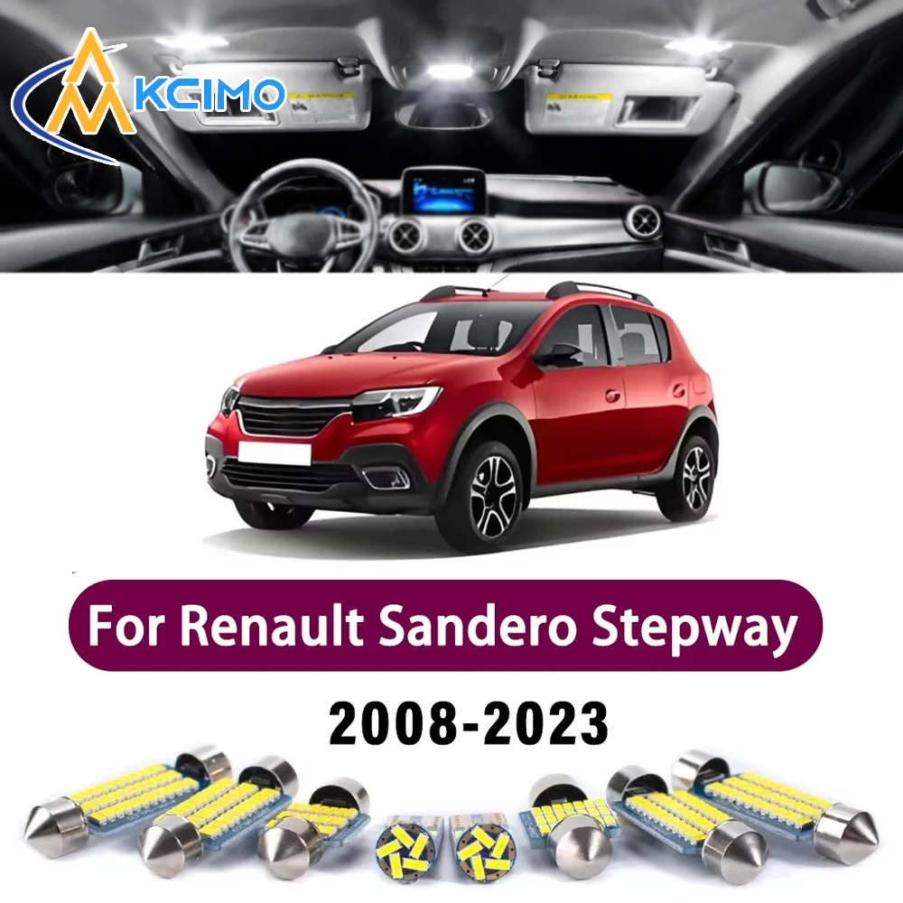 KCIMO LED For Renault Sandero Stepway 2008-2023 No Error Bright LED Interior Dome Map Trunk Light Kit Car Led Lamps Canbus
KCIMO LED For Renault Sandero Stepway 2008-2023 No Error Bright LED Interior Dome Map Trunk Light Kit Car Led Lamps Canbus