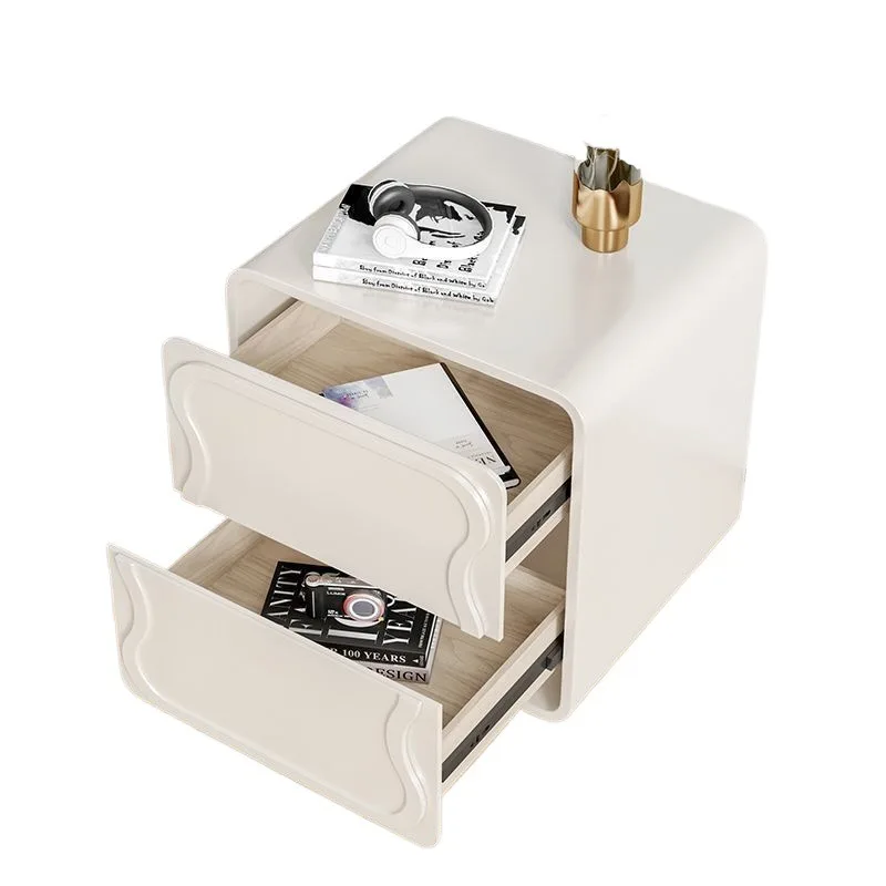 //Customized Size White Leather Bedside Cabinet Modern Minimalism Solid Wood With Stainless Steel For Bedroom Or Hospital Use
//Customized Size White Leather Bedside Cabinet Modern Minimalism Solid Wood With Stainless Steel For Bedroom Or Hospital Use