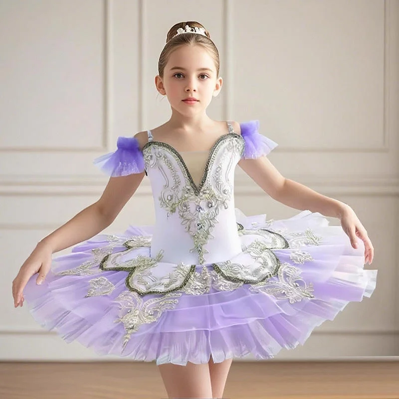 Purple Kids Ballroom Clothing Sequined Flower Tutus Ballet Dress For Girl Modern Dance Tutu Dress Girls Ballet Princess Dress
Purple Kids Ballroom Clothing Sequined Flower Tutus Ballet Dress For Girl Modern Dance Tutu Dress Girls Ballet Princess Dress