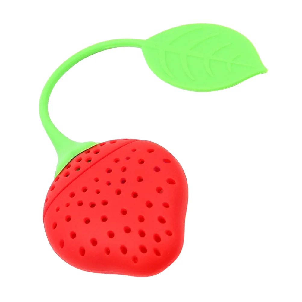 Strawberry Tea Infuser High Quality Silicone Filter for Loose Leaf Tea Strainer Reusable Eco Friendly Infusers Easy Clean Non
Strawberry Tea Infuser High Quality Silicone Filter for Loose Leaf Tea Strainer Reusable Eco Friendly Infusers Easy Clean Non