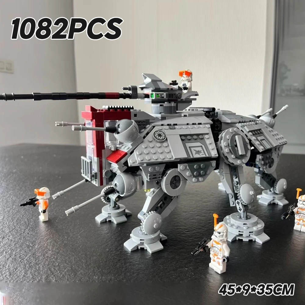 New Space Wars Walking Machine At-te Model Bricks DIY Diorama Adult Children Toys Building Block Set Montessori Gifts Decoration
New Space Wars Walking Machine At-te Model Bricks DIY Diorama Adult Children Toys Building Block Set Montessori Gifts Decoration