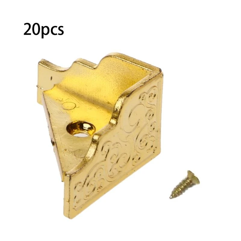 652F 20 Pcs Box Legs Vintage Cabinet for Case Gold Decorative Corner Brackets Furniture Corner Protector Guards Bum
652F 20 Pcs Box Legs Vintage Cabinet for Case Gold Decorative Corner Brackets Furniture Corner Protector Guards Bum