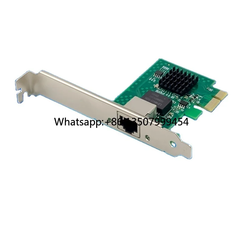 PCIe3.1 X1 I225-T1 Single Port 2.5GBASE-T Internal Server Network Card for PC Desktops in Stock
PCIe3.1 X1 I225-T1 Single Port 2.5GBASE-T Internal Server Network Card for PC Desktops in Stock