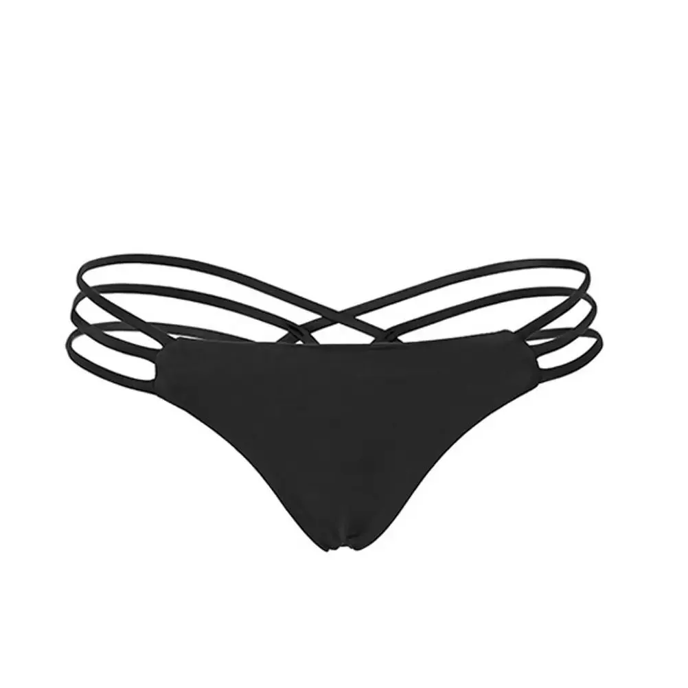 Bikini Underwear for Women Sexy Strappy Swim Bottoms Size L Black Breathable Quick-Dry Beach Vacation Swimwear Briefs
Bikini Underwear for Women Sexy Strappy Swim Bottoms Size L Black Breathable Quick-Dry Beach Vacation Swimwear Briefs