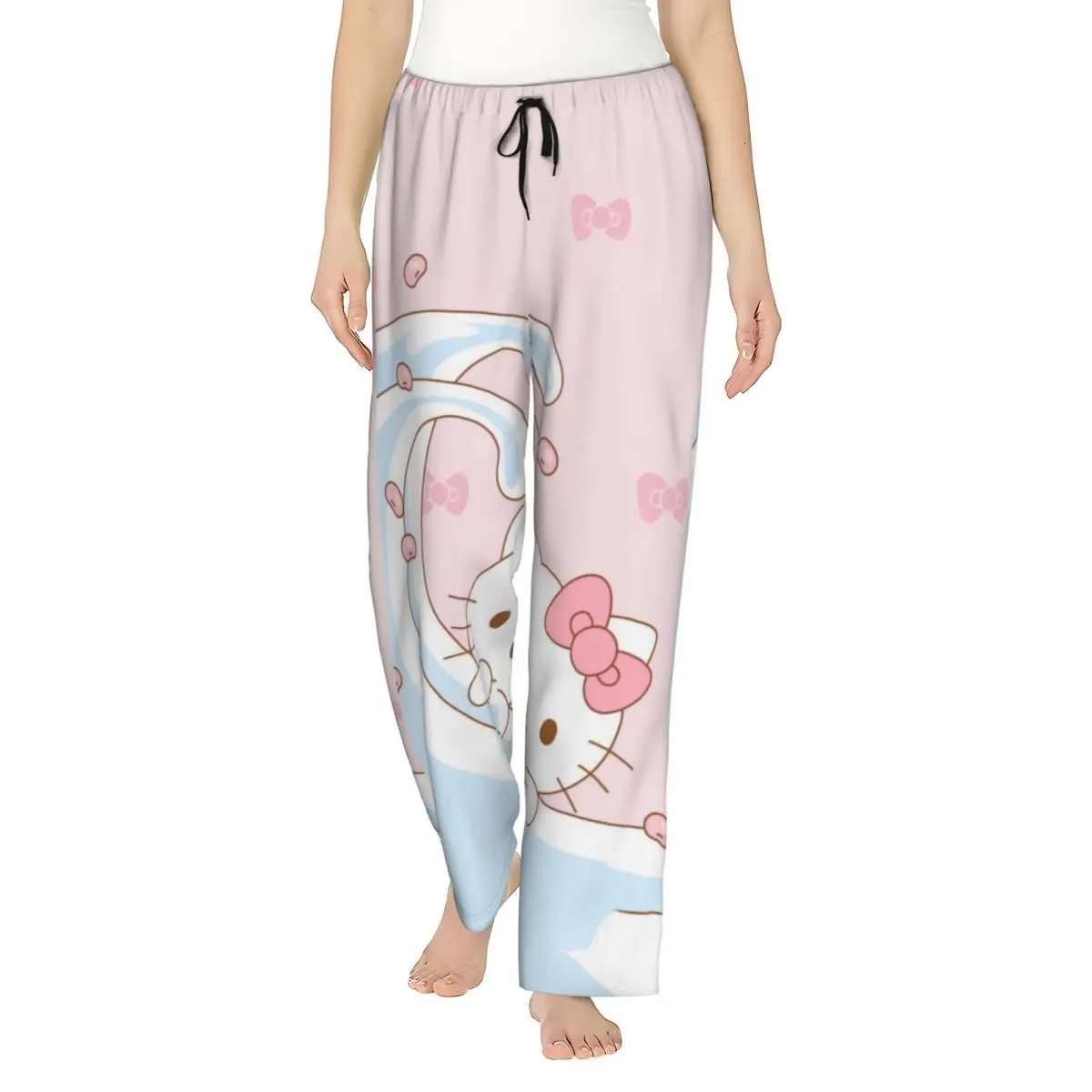 Custom Hello Kitty Cartoon Anime Pajama Pants Womens Sleepwear Lounge Sleep Bottoms Stretch with Pockets
Custom Hello Kitty Cartoon Anime Pajama Pants Womens Sleepwear Lounge Sleep Bottoms Stretch with Pockets