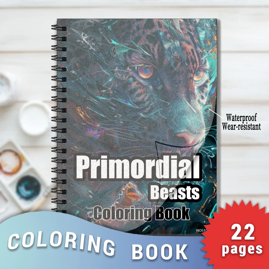 Книжка-раскраска Primordial Beasts — 8,3x11,2 дюйма, 22-страничная книжка-раскраска — помогает снизить стресс и легкость эмоций
Книжка-раскраска Primordial Beasts — 8,3x11,2 дюйма, 22-страничная книжка-раскраска — помогает снизить стресс и легкость эмоций