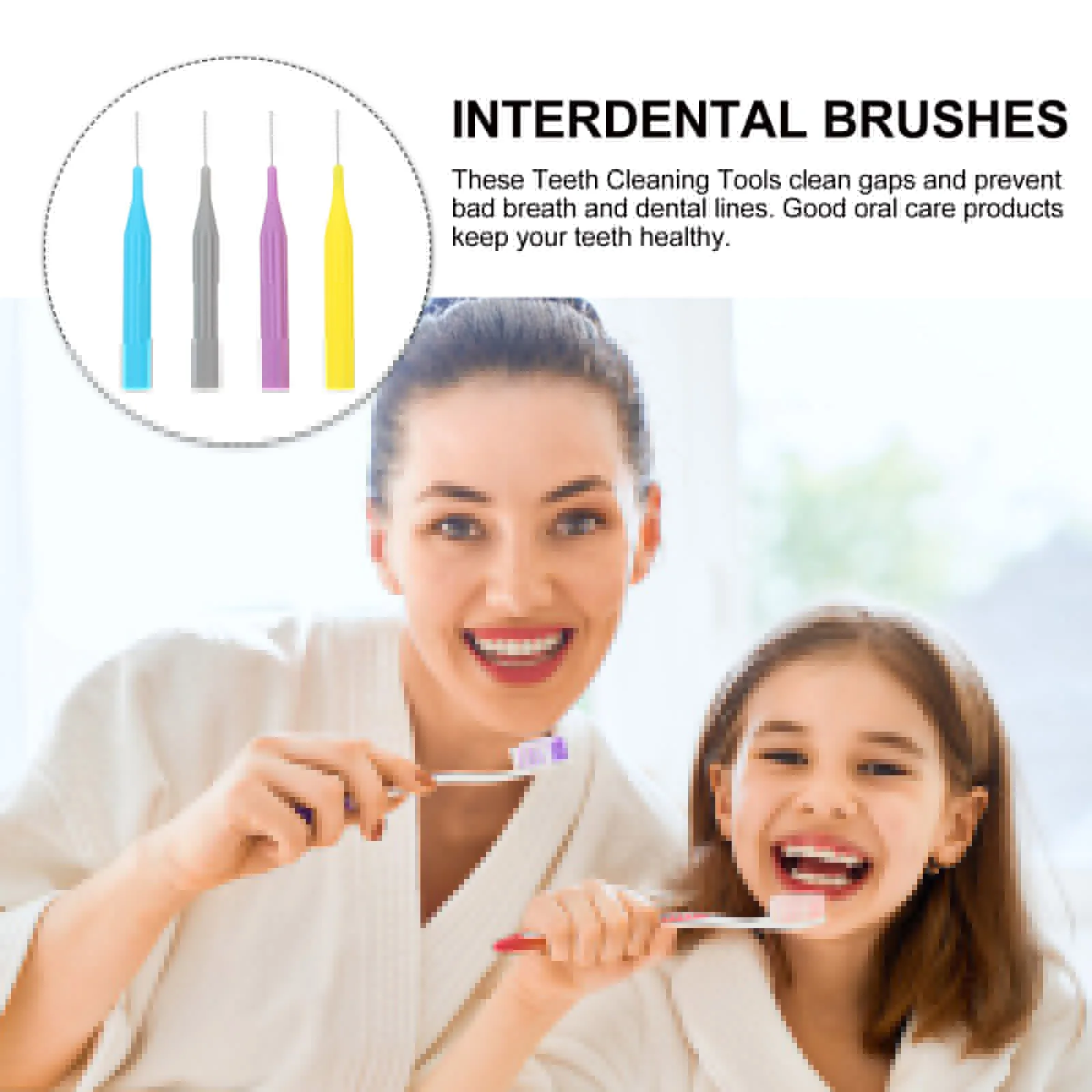 20pcs Interdental Teeth Cleaning Manual Interspace Brushes Tools Dental Picks Gray Yellow Oral Care Products
20pcs Interdental Teeth Cleaning Manual Interspace Brushes Tools Dental Picks Gray Yellow Oral Care Products
