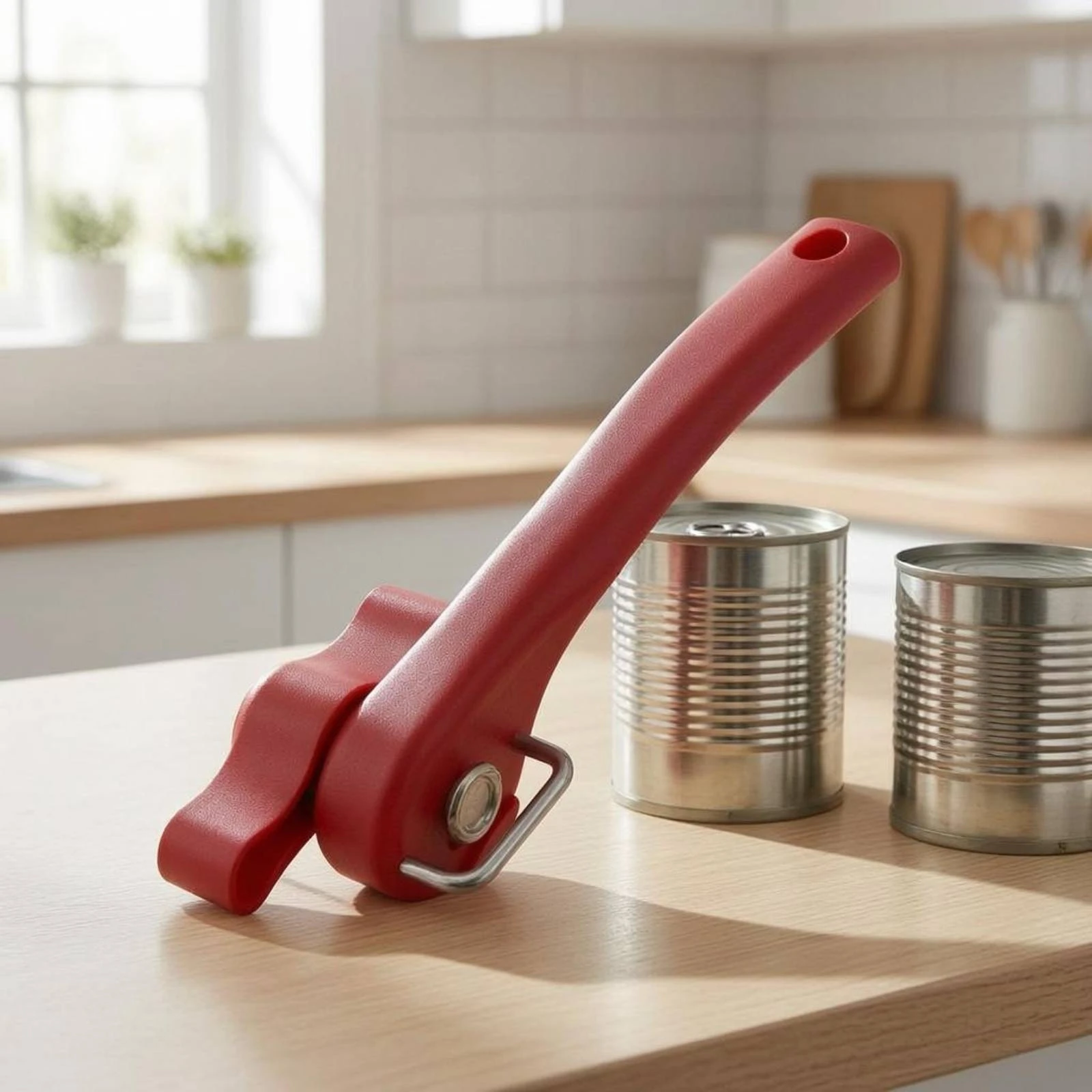 Safety Can Opener No Edges Safe Cut Can Opener Kitchen Gadget Ergonomic Handle Long-Lasting Construction for RV
Safety Can Opener No Edges Safe Cut Can Opener Kitchen Gadget Ergonomic Handle Long-Lasting Construction for RV