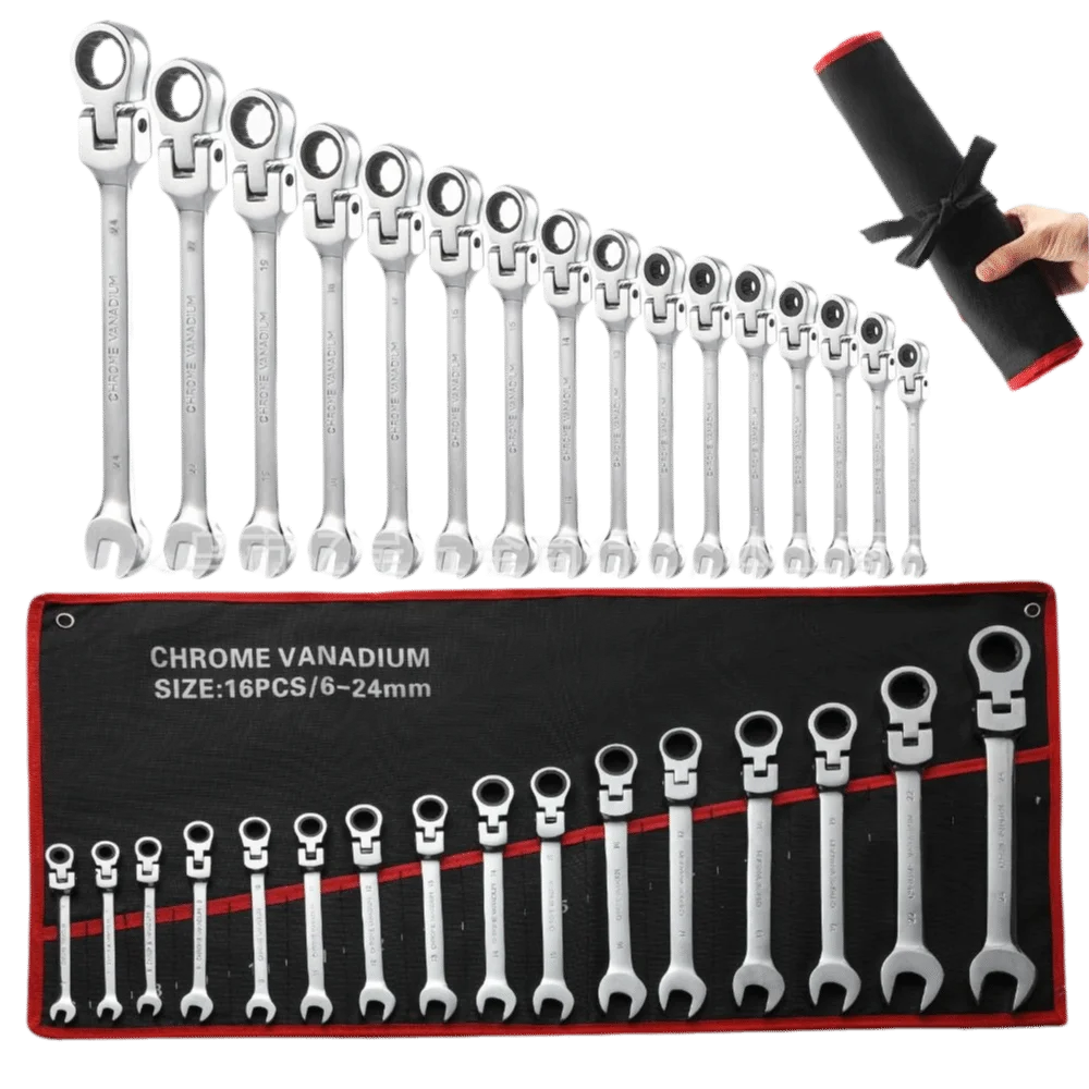 Chrome Vanadium Steel Combination Ratchet Wrench Set Spring Head Key 72 Tooth Ratchet Ratchet Wrench Set Ratchet Spanners
Chrome Vanadium Steel Combination Ratchet Wrench Set Spring Head Key 72 Tooth Ratchet Ratchet Wrench Set Ratchet Spanners
