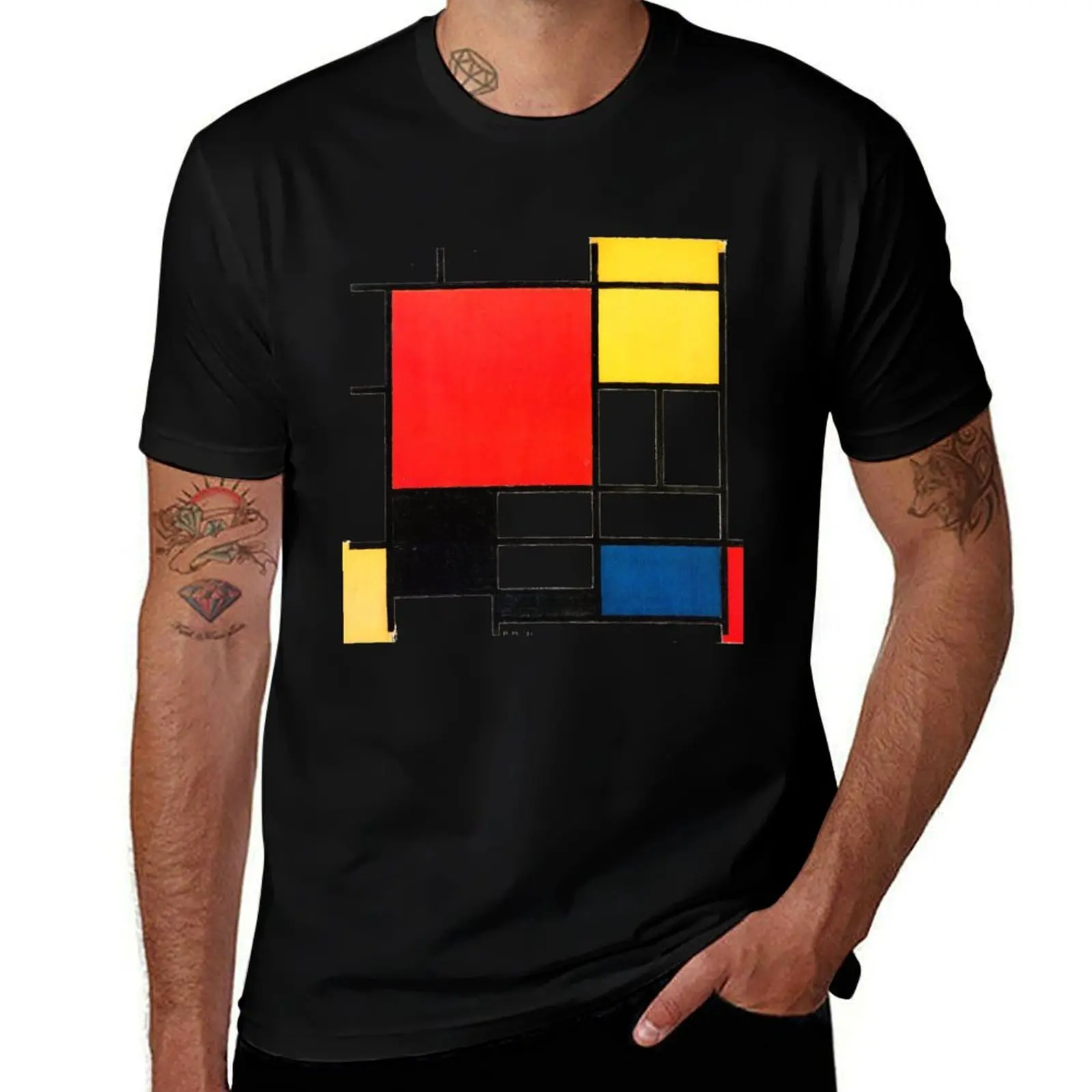 Piet Mondrian T-Shirt Everyday Wear Basic Short Sleeve Top
Piet Mondrian T-Shirt Everyday Wear Basic Short Sleeve Top