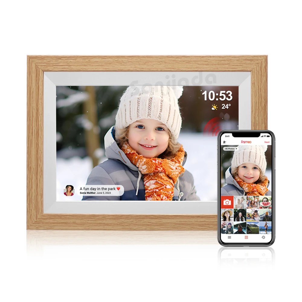 Wholesale 10.1 Inch Picture Frame IPS HD Display 1280x800 App Control 32GB Cloud WIFI Digital Photo Frame
Wholesale 10.1 Inch Picture Frame IPS HD Display 1280x800 App Control 32GB Cloud WIFI Digital Photo Frame