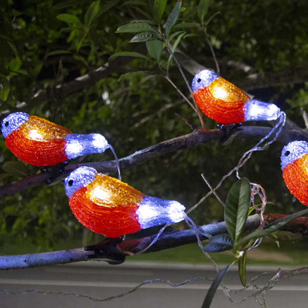 1Set Solar Energy Robin LED Light String Outdoor Decorative Lamp for Garden Balcony Party Warm Festive Use Lamp String
1Set Solar Energy Robin LED Light String Outdoor Decorative Lamp for Garden Balcony Party Warm Festive Use Lamp String