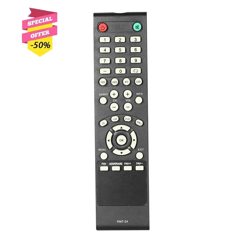 RMT-24 Remote Control For Westinghouse TV DW39F1Y1 DW46F1Y2 DW50F1Y1 DWM32H1A1 DWM32H1G1 DWM32H1Y1 DWM40F1A1 DWM40F1Y1 DWM40F2G1
RMT-24 Remote Control For Westinghouse TV DW39F1Y1 DW46F1Y2 DW50F1Y1 DWM32H1A1 DWM32H1G1 DWM32H1Y1 DWM40F1A1 DWM40F1Y1 DWM40F2G1