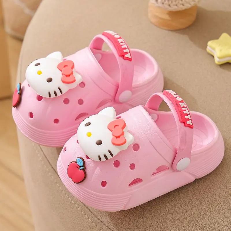 Hello Kitty Anime Kawaii Sanrio Slippers Cute Cartoon My Melody Kuromi Baby Thick Soled Beach Casual Scandal Gifts for Kids
Hello Kitty Anime Kawaii Sanrio Slippers Cute Cartoon My Melody Kuromi Baby Thick Soled Beach Casual Scandal Gifts for Kids