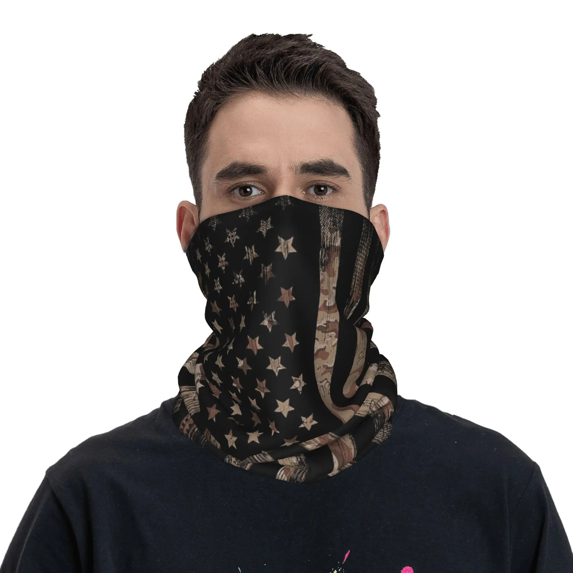 USA American Flag Deset Camouflage Veterean Bandana Neck Cover Printed Mask Scarf Headband Riding for Men Women Adult Washable
USA American Flag Deset Camouflage Veterean Bandana Neck Cover Printed Mask Scarf Headband Riding for Men Women Adult Washable