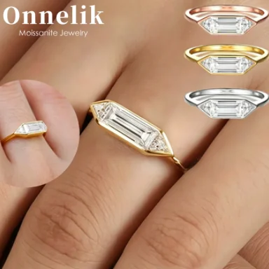 Onnelik S925 Sterling Silver D Color 1.2ct VVS1 Moissanite Lab Diamond Ring Minimalist Wedding Band Fine Jewelry Gift for Women
Onnelik S925 Sterling Silver D Color 1.2ct VVS1 Moissanite Lab Diamond Ring Minimalist Wedding Band Fine Jewelry Gift for Women