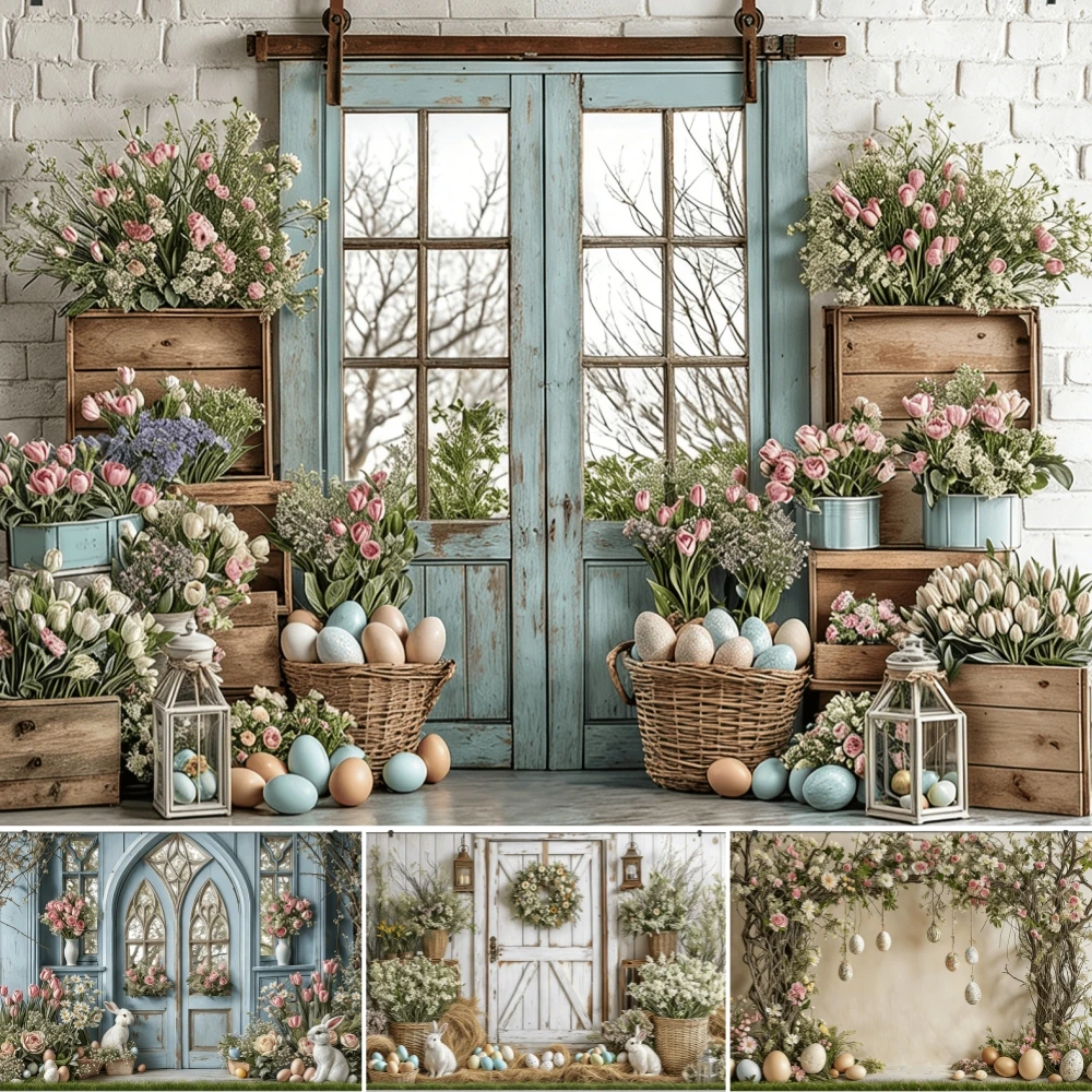 Spring Easter Theme Photography Backdrop Garden Eggs and Rabbits Baby Cake Smash Decors Child Adult Photocall Studio Props
Spring Easter Theme Photography Backdrop Garden Eggs and Rabbits Baby Cake Smash Decors Child Adult Photocall Studio Props