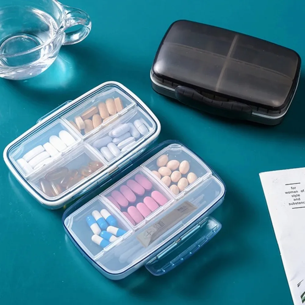 8 Compartments Weekly Pill Case Moisture-proof Double-layered Travel Pill Organizer Waterproof Detachable
8 Compartments Weekly Pill Case Moisture-proof Double-layered Travel Pill Organizer Waterproof Detachable