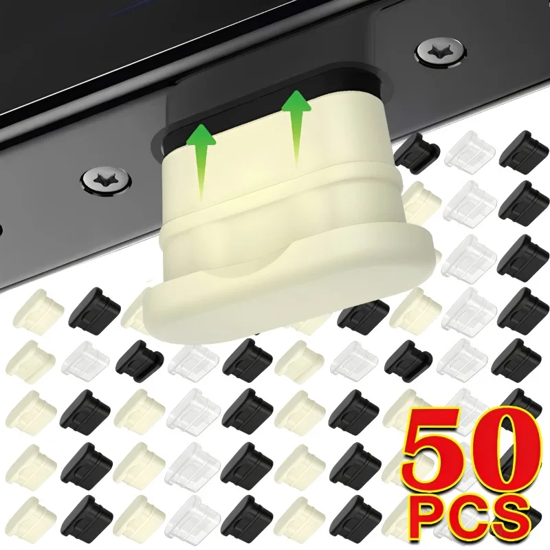5-50PCS Silicone Dust Plugs Type C Charging Port Protector Stopper Cap Cover for iPhone 17 16 15 Pro Max Samsung Anti-Dust Plug
5-50PCS Silicone Dust Plugs Type C Charging Port Protector Stopper Cap Cover for iPhone 17 16 15 Pro Max Samsung Anti-Dust Plug
