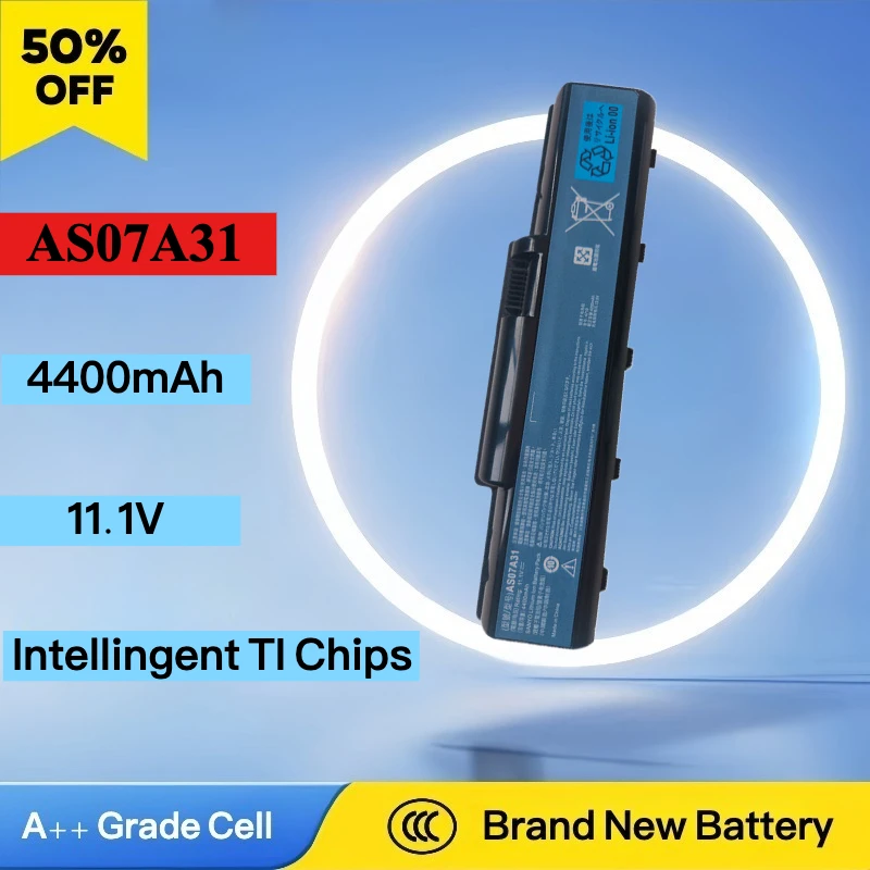 New AS07A31 Battery for Acer Aspire 5536 5542 5535 4736G 5735Z 5738 5736G 4710 5740 5735 4310 4535 Series AS07A41 AS07A71
New AS07A31 Battery for Acer Aspire 5536 5542 5535 4736G 5735Z 5738 5736G 4710 5740 5735 4310 4535 Series AS07A41 AS07A71