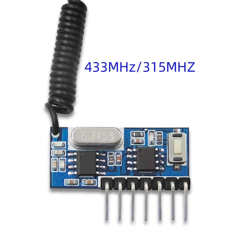 Wireless 433MHz/315MHz RF module receiver and transmitter remote control receiver module DIY set
Wireless 433MHz/315MHz RF module receiver and transmitter remote control receiver module DIY set