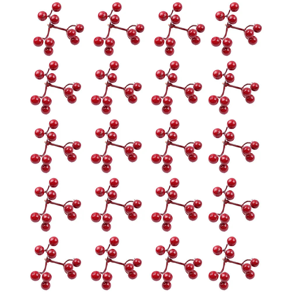 20Pcs Christmas Red Berry Branch Simulation Rustic Ornament for Tree Wreath Centerpieces Holiday Party Decor Berries for Decor
20Pcs Christmas Red Berry Branch Simulation Rustic Ornament for Tree Wreath Centerpieces Holiday Party Decor Berries for Decor