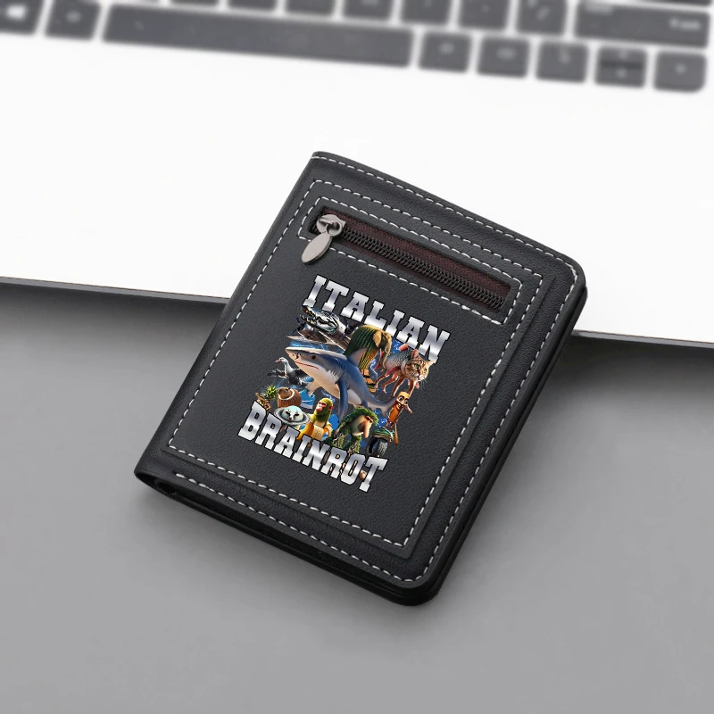 Italian Brainrot Man Folding Wallet Tung Tung Tung Sahur Money Bag Funny Meme Adult Card Holder Anime Casual Accessories Gifts
Italian Brainrot Man Folding Wallet Tung Tung Tung Sahur Money Bag Funny Meme Adult Card Holder Anime Casual Accessories Gifts