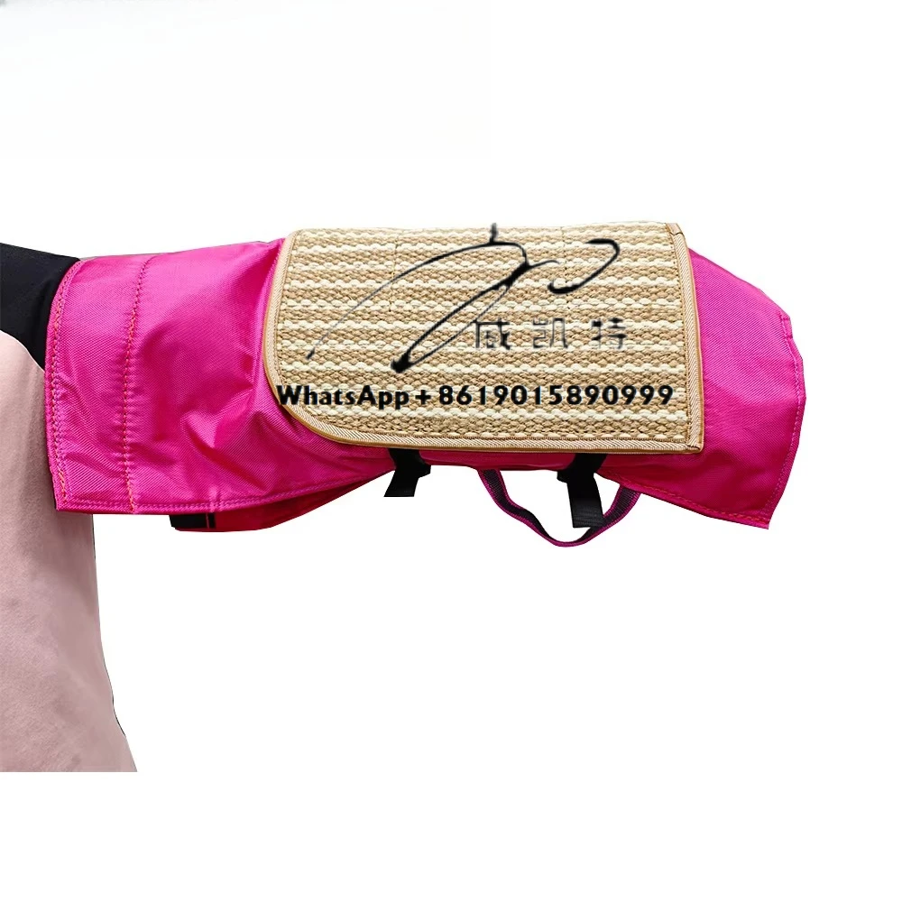 High Quality Female Dog Trainer Jute Oxford Cloth Rose Red Dog Bite Training Sleeve Puppy Young Dog Bite Arm Guard Bite Target
High Quality Female Dog Trainer Jute Oxford Cloth Rose Red Dog Bite Training Sleeve Puppy Young Dog Bite Arm Guard Bite Target