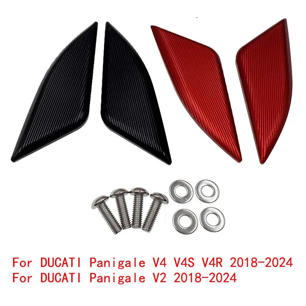 Mounting base plate for motorcycle rearview mirror baffle for DUCATI Panigale V4 V4S V4R Panigale V2 2024 2023 2022 2021-2018 
Mounting base plate for motorcycle rearview mirror baffle for DUCATI Panigale V4 V4S V4R Panigale V2 2024 2023 2022 2021-2018