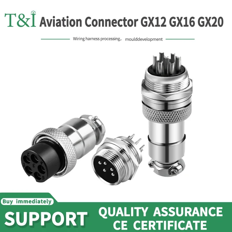5/10/20Set GX12 GX16 GX20 2 3 4 5 6 7 8 9 10 12 14 15 Pin Male&Female Docking Aviator Aviation Plug Socket Circular Connector
5/10/20Set GX12 GX16 GX20 2 3 4 5 6 7 8 9 10 12 14 15 Pin Male&Female Docking Aviator Aviation Plug Socket Circular Connector