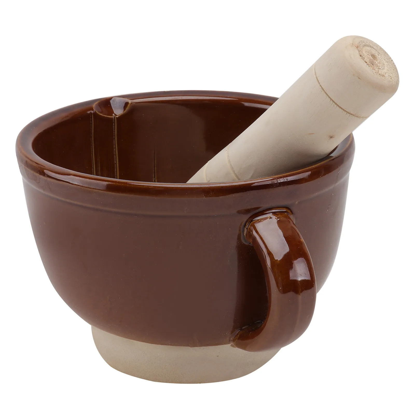 Ceramic Mortar Pestle Wooden Spice Kitchen Tool Garlic Crush Pot Muddler Medication Mixer Smooth
Ceramic Mortar Pestle Wooden Spice Kitchen Tool Garlic Crush Pot Muddler Medication Mixer Smooth