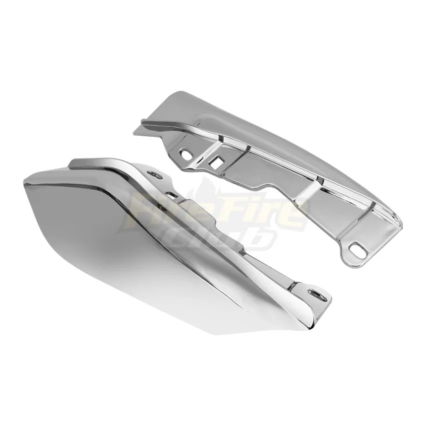 Motorcycle Chrome Engine Heat Shield Mid-Frame Air Deflector Trim For Harley Touring Road King Street Glide FLHX Electra Glide
Motorcycle Chrome Engine Heat Shield Mid-Frame Air Deflector Trim For Harley Touring Road King Street Glide FLHX Electra Glide