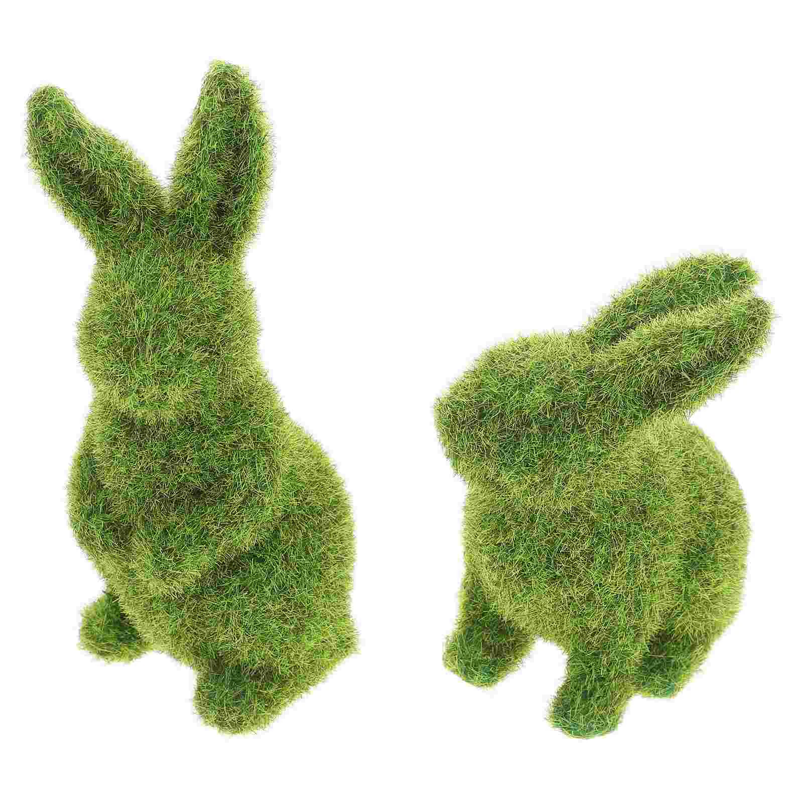2 Pcs Green Rabbit Ornament Easter Festival Small Figurines Flocking Bunny Craft Garden Animals
2 Pcs Green Rabbit Ornament Easter Festival Small Figurines Flocking Bunny Craft Garden Animals