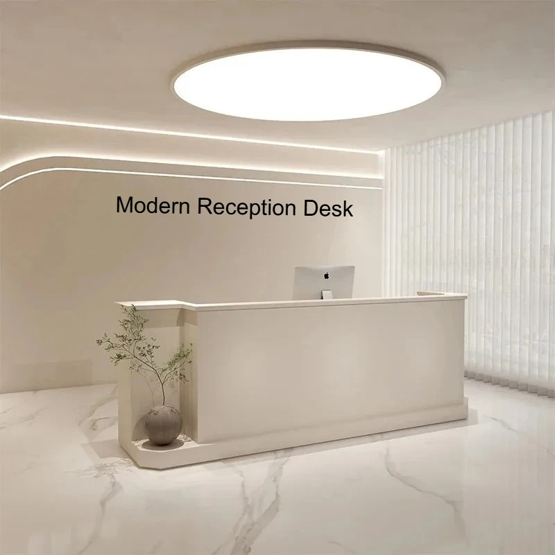 Современная стойка регистрации — стойка регистрации для салона красоты/Spa/Clinic, минималистичный белый дизайн
Современная стойка регистрации — стойка регистрации для салона красоты/Spa/Clinic, минималистичный белый дизайн