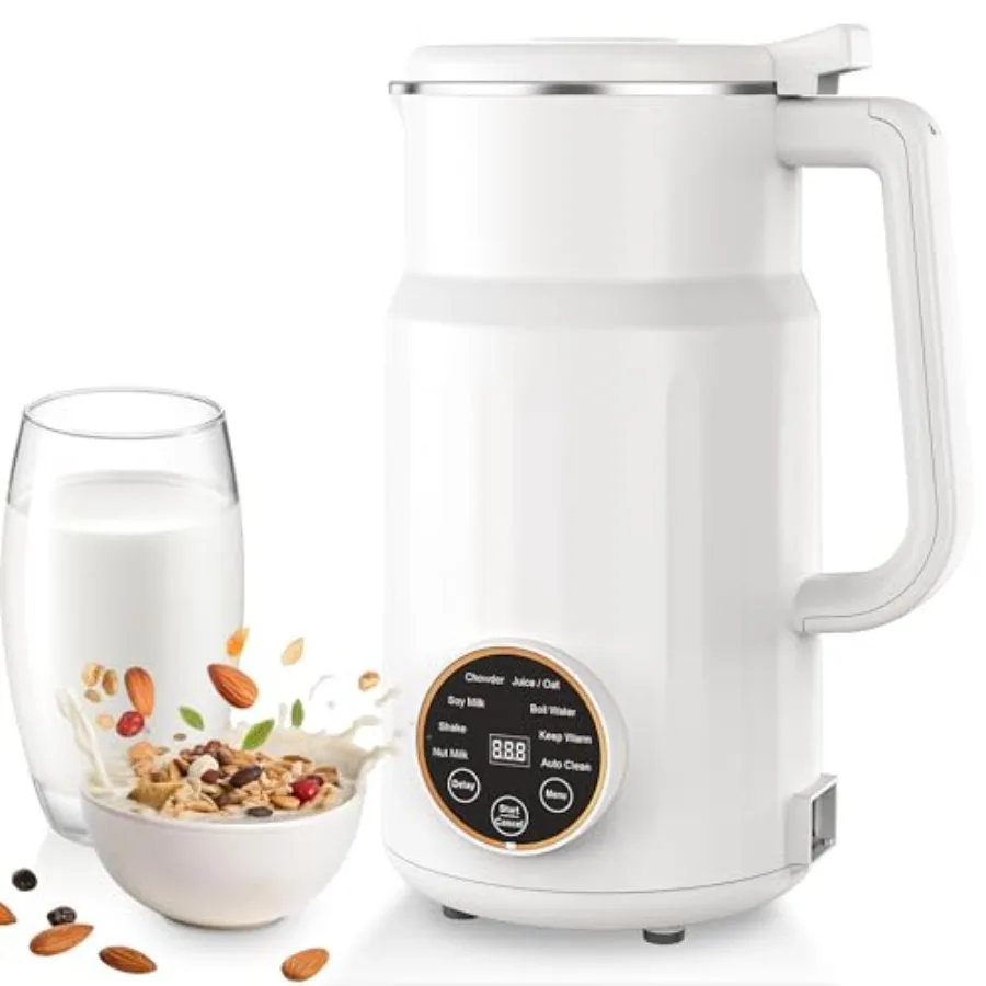 Nut Milk Maker Machine10 in 1 Automatic Plant Based Milk Maker 34oz Almond Milk Machine 304 stainless steel with 12 Blades for
Nut Milk Maker Machine10 in 1 Automatic Plant Based Milk Maker 34oz Almond Milk Machine 304 stainless steel with 12 Blades for