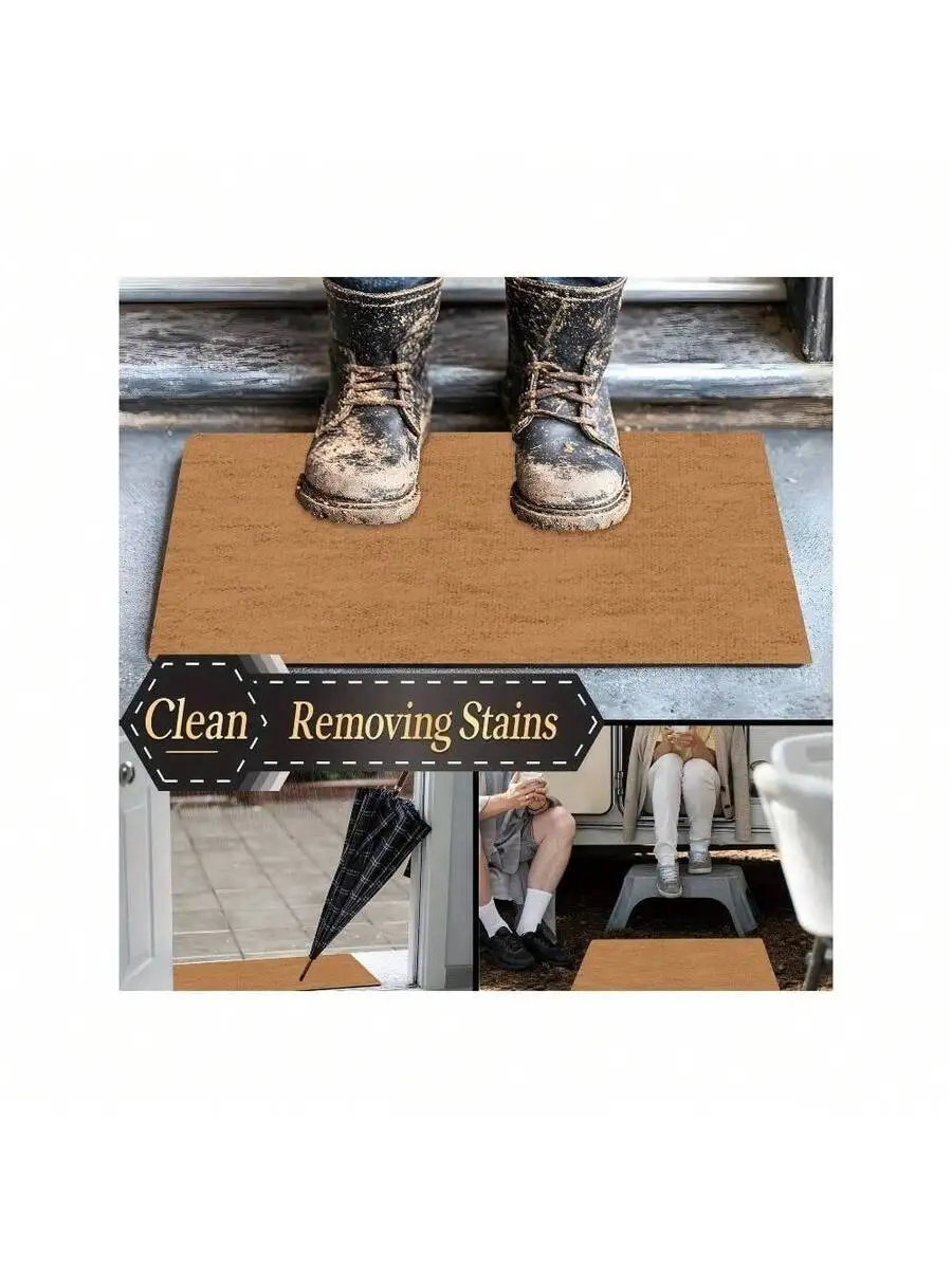 Brown Doormat For Entrance Non Slip Absorbent Low Profile Floor Mat For Home Kitchen Patio
Brown Doormat For Entrance Non Slip Absorbent Low Profile Floor Mat For Home Kitchen Patio