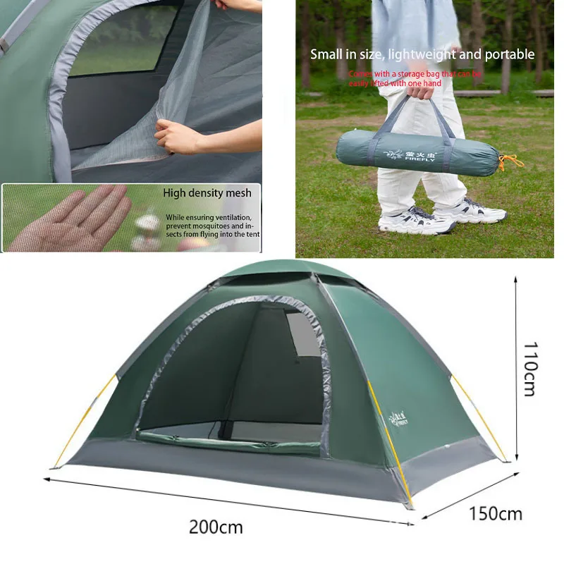 Outdoor Tents manual setup,Fully automatic tent, Hiking and Mountaineering Equipment for Outing thickened rain and sun protectio
Outdoor Tents manual setup,Fully automatic tent, Hiking and Mountaineering Equipment for Outing thickened rain and sun protectio