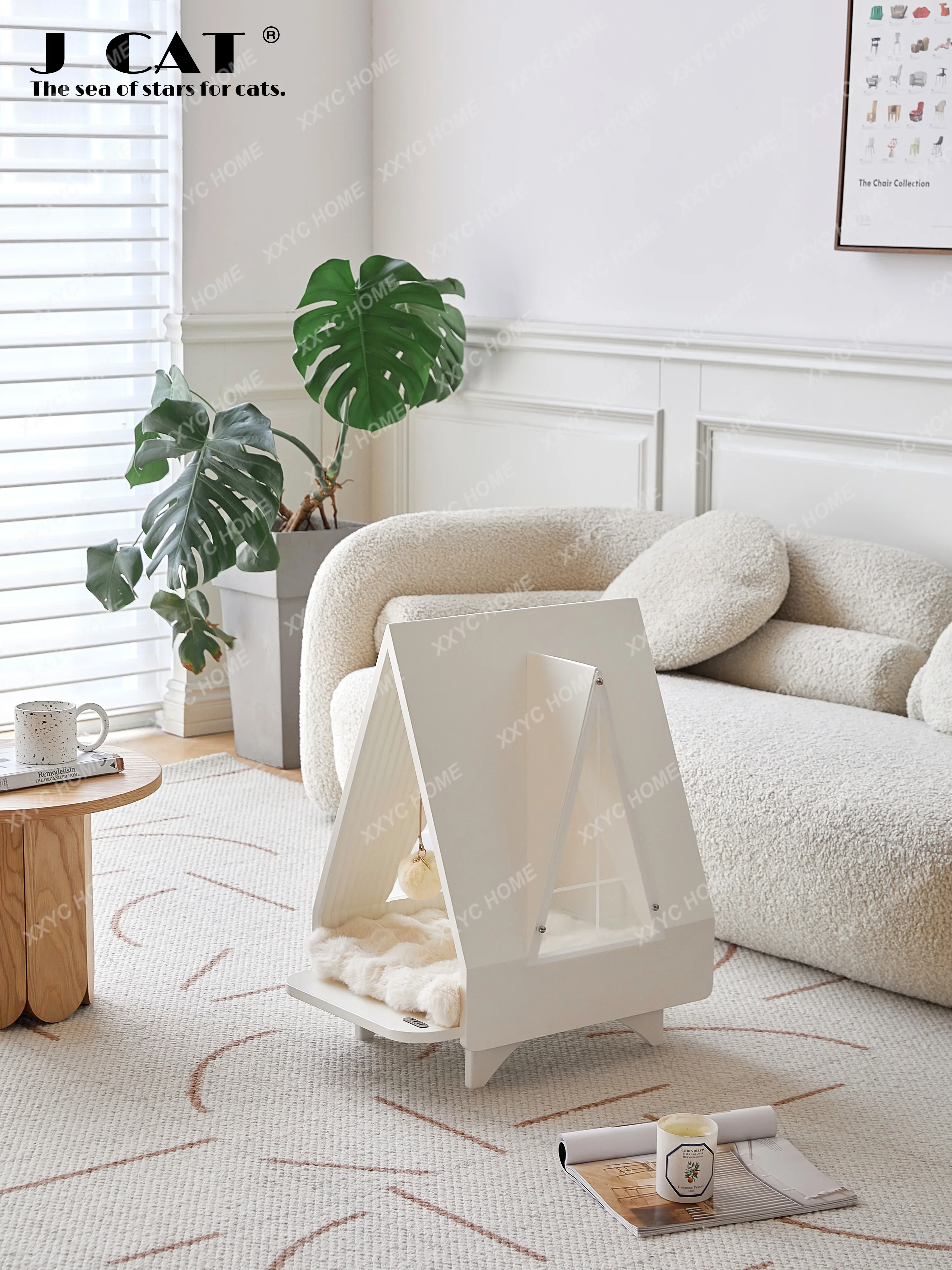 Minimalist cat nest Cream wind cat dog bed Four seasons available Queen comfortable cat bed
Minimalist cat nest Cream wind cat dog bed Four seasons available Queen comfortable cat bed