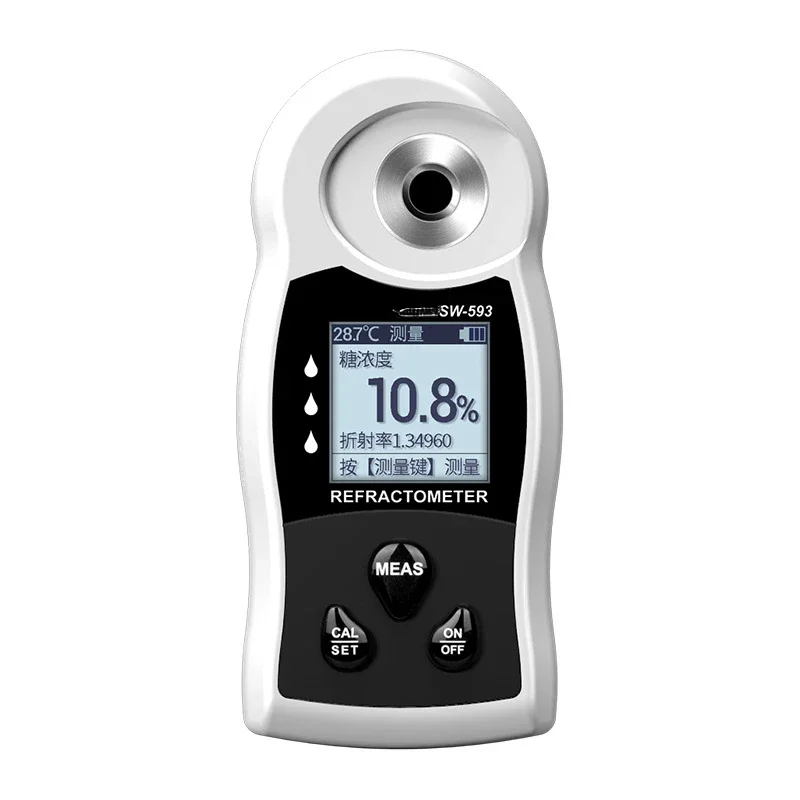 Fruit Sweetness Tester Sugar Meter Handheld Digital Display Sugar Content Sugar Detector
Fruit Sweetness Tester Sugar Meter Handheld Digital Display Sugar Content Sugar Detector