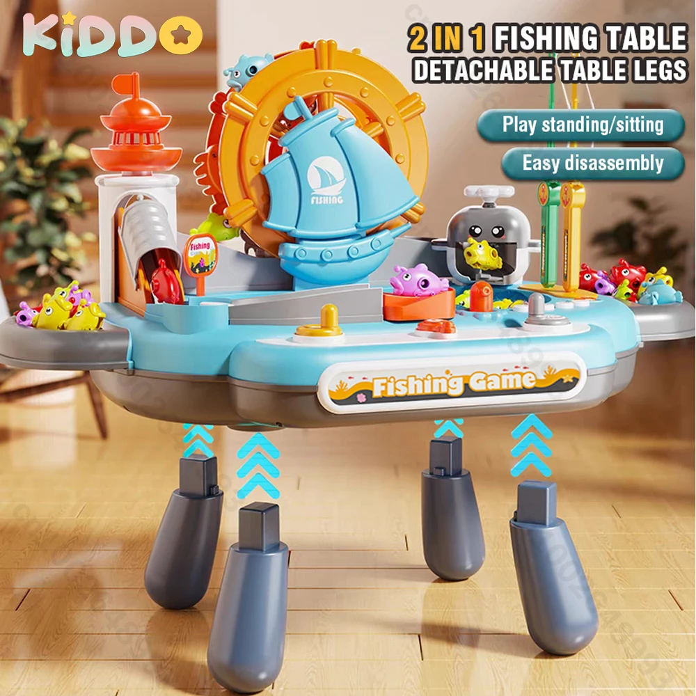 Magnetic Fishing Toy Game Table with Music Song Eletric Machine Parent-Child Interactive Learning Toys for Toddlers Gifts
Magnetic Fishing Toy Game Table with Music Song Eletric Machine Parent-Child Interactive Learning Toys for Toddlers Gifts