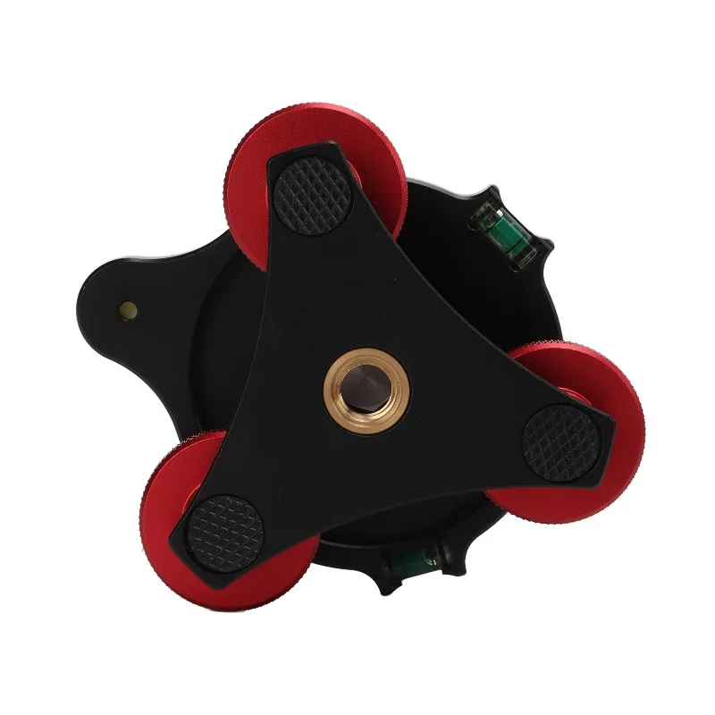 LP‑64 Camera Tripod Ball Head Leveling Base Aluminum Triple Wheel Leveler Bubble Level
LP‑64 Camera Tripod Ball Head Leveling Base Aluminum Triple Wheel Leveler Bubble Level