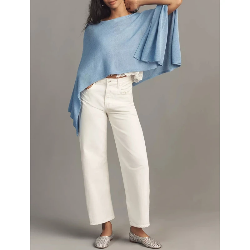 Women's Y2k Knit Sheer Poncho Top Lightweight Crochet Wraps Shawl See Through Shrug Bolero Summer Beachwear Cover Ups
Women's Y2k Knit Sheer Poncho Top Lightweight Crochet Wraps Shawl See Through Shrug Bolero Summer Beachwear Cover Ups