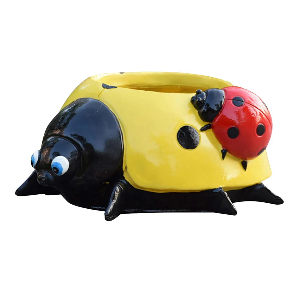 Resin Ladybug Ornament Pots for Plants Garden Ladybugs Outdoor Animal Planters Flower
Resin Ladybug Ornament Pots for Plants Garden Ladybugs Outdoor Animal Planters Flower