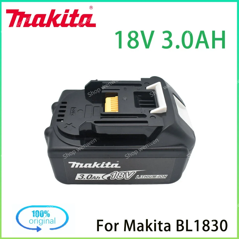 Original Makita 18V 3.0Ah Rechargeable Power Tools Battery with LED Li-ion Replacement LXT BL1860B BL1860 BL1850 BL1830
Original Makita 18V 3.0Ah Rechargeable Power Tools Battery with LED Li-ion Replacement LXT BL1860B BL1860 BL1850 BL1830