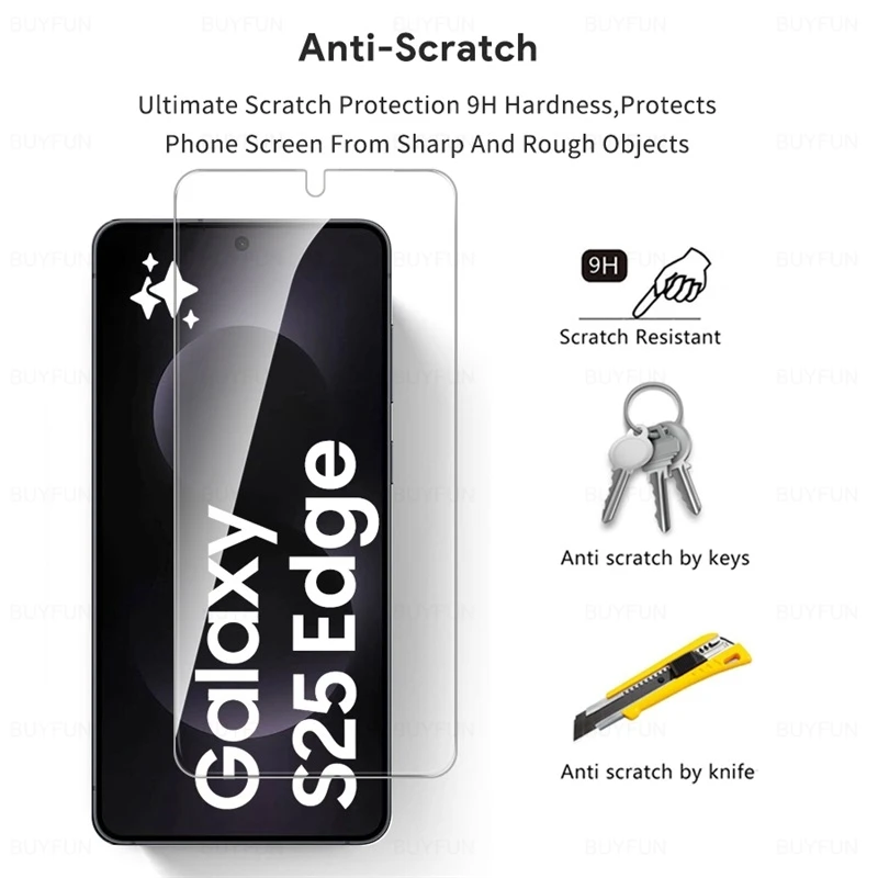4-1Pcs 9H Clear Tempered Glass Full Cover Screen Protector For Samsung Galaxy S25 Edge S25Edge S 25Edge 25 Edge 2025 Phone Film 4-1Pcs 9H Clear Tempered Glass Full Cover Screen Protector For Samsung Galaxy S25 Edge S25Edge S 25Edge 25 Edge 2025 Phone Film